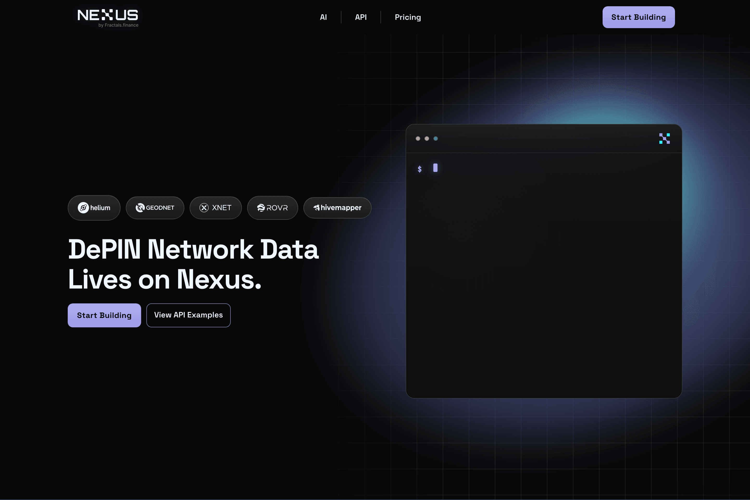Nexus — DePIN network data lives on Nexus